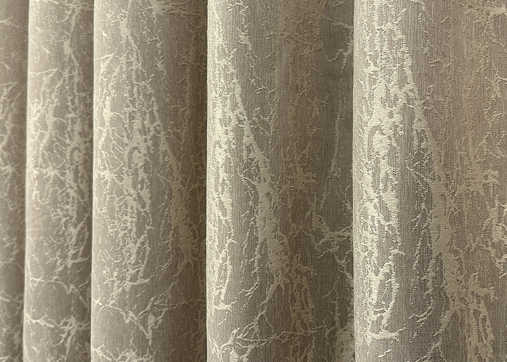 Комплект штор VR-Textil Жаккард Viva Marmo № 1787ш Бежевый 100х290 см 2 шт (31-0003) Киев - изображение 8