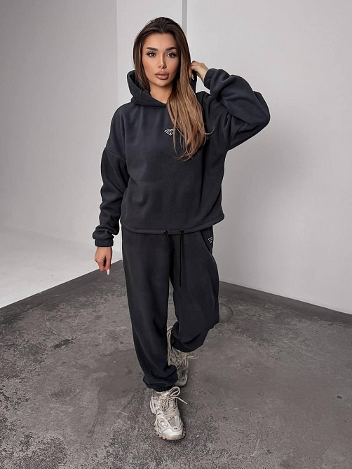 Женский теплый костюм, из флис полара S-M, Графит Одесса - изображение 3