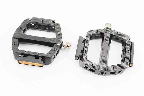 Педалі MTB широкі 9/16" (112x103x21mm) зі знімними шипами, пром-підшипник (6*13*5) + голчастий (12*16*10), алюмінієві, NWL-388B Київ