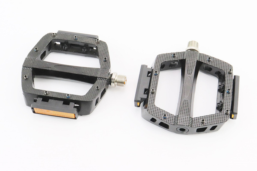 Педалі MTB широкі 9/16" (112x103x21mm) зі знімними шипами, пром-підшипник (6*13*5) + голчастий (12*16*10), алюмінієві, NWL-388B Київ - фото 1
