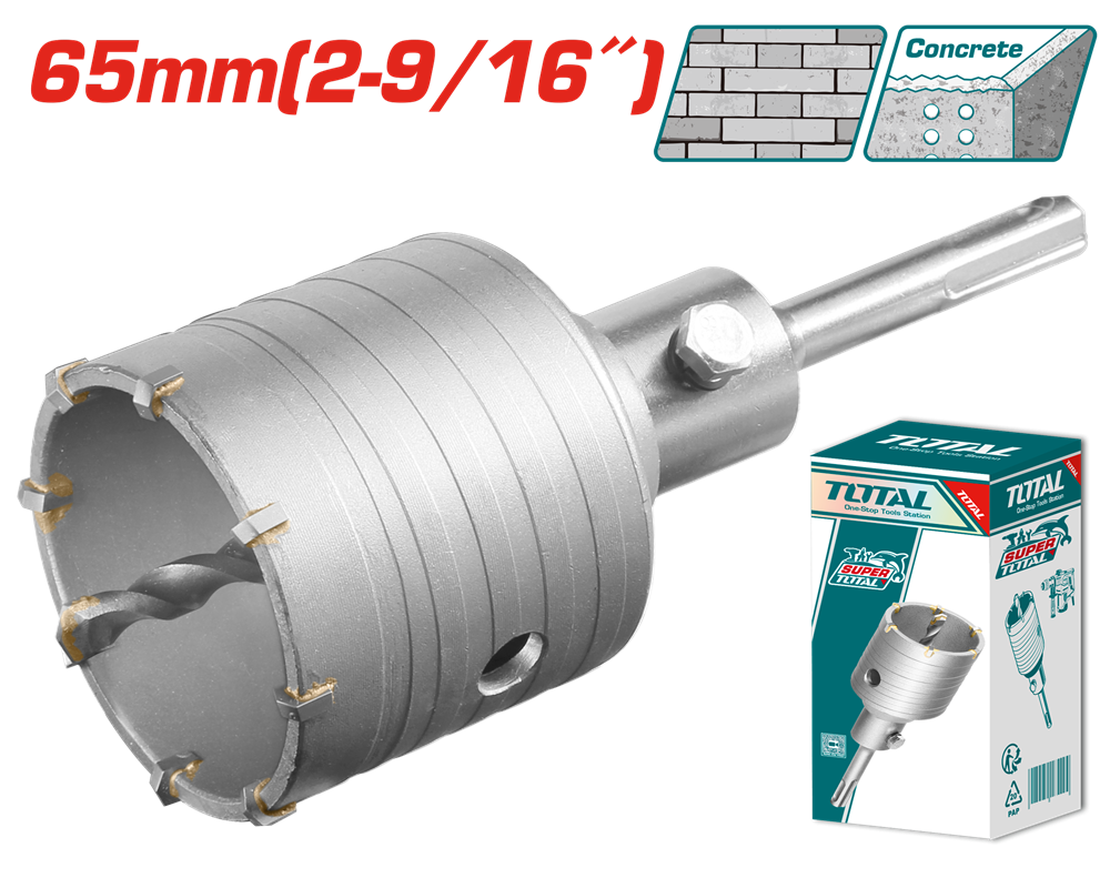 Коронка по бетону TOTAL TAC430651 (7090284) Киев - изображение 1