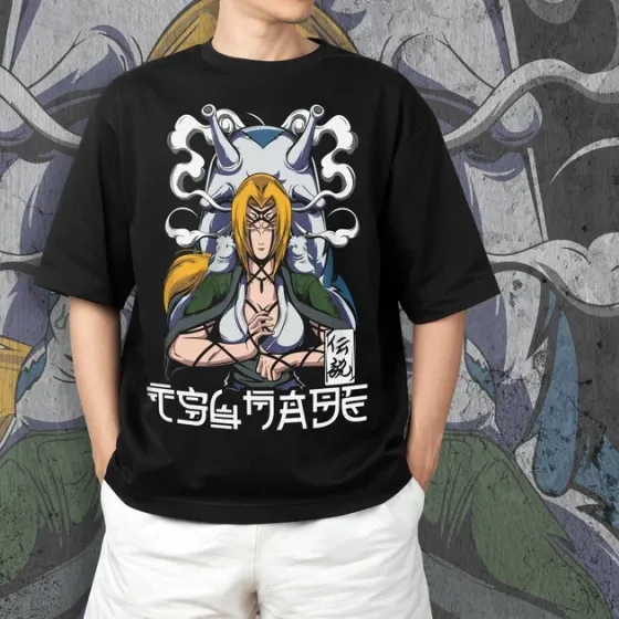 Футболка для підлітка хлопчика з принтом Наруто Цунаде Розмір 160 Anime10150 Дніпро