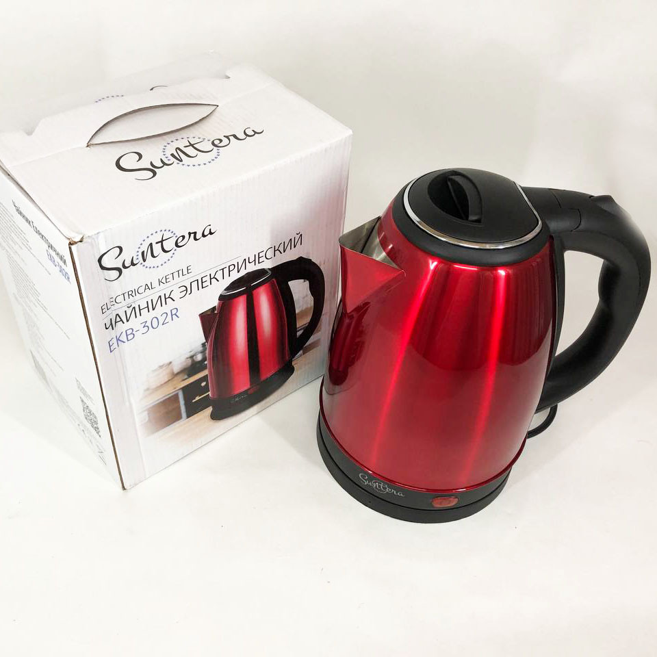 Електрочайники металеві для дому Suntera EKB-302R 1500 Вт, Електронний чайник для дому KS-79 Івано-Франківськ - фото 1