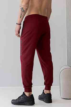 Штани джогери чоловічі TotalFit EM1 XXL, Бордовый Киев