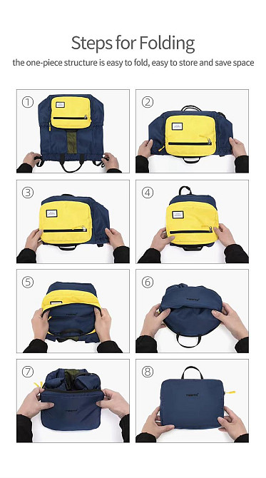 Рюкзак Tigernu T-S8511 14" Black with Wine Київ - фото 10