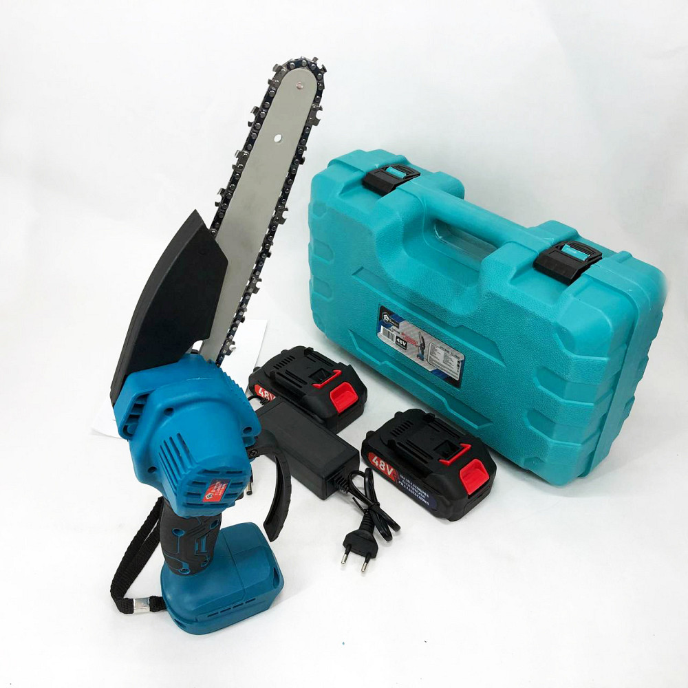 Побутова акумуляторна ланцюгова пила, Пила для подрібнення садових відходів, Акумуляторна ручна обрізка ZY-15 Львів - фото 7