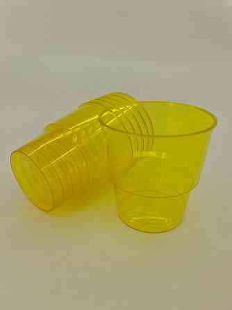 Стакан стеклоподобный без ніжки 200 гр жовтий (25 шт) Харків
