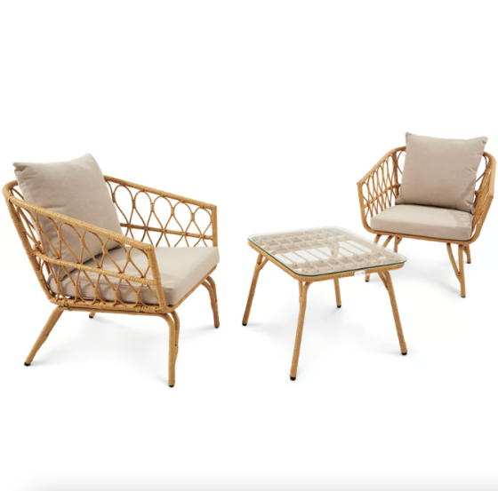 Комплект садових меблів Di Volio Savona бежевий/кремовий Київ