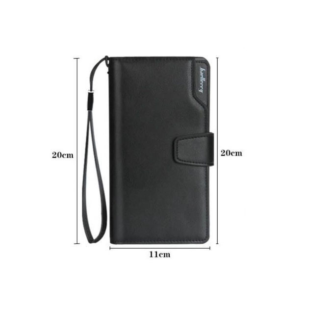 Вместительный кошелек горизонтальный, Кошелек портмоне на подарок мужчине, Кошельки клатчи мужские JI-16 Львов - изображение 7