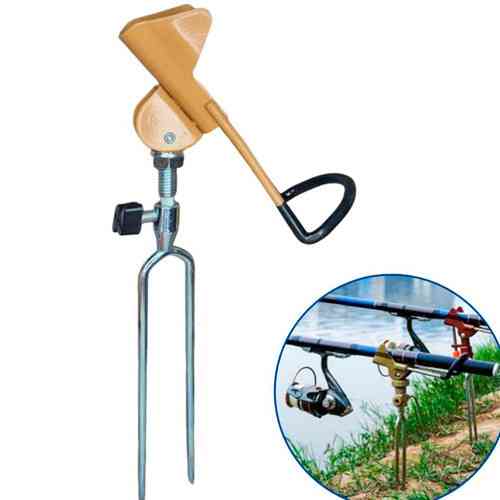 Підставка тримач для вудки комлевий, універсальний, алюмінієвий, рибальський аксесуар Київ