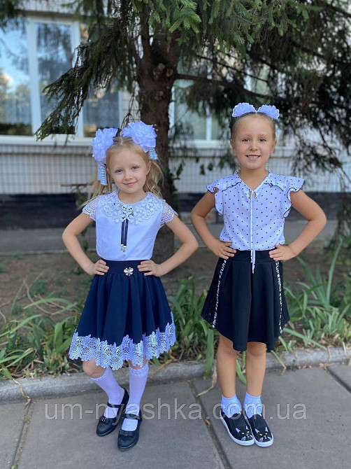 Дуже гарна шкільна спідниця Сонце темно-синій Кривий Ріг - фото 5