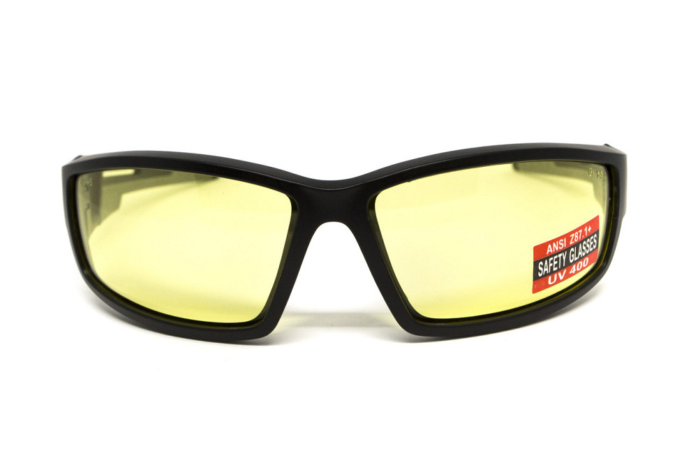 Окуляри захисні Global Vision Sly (yellow), жовті Запоріжжя - фото 3