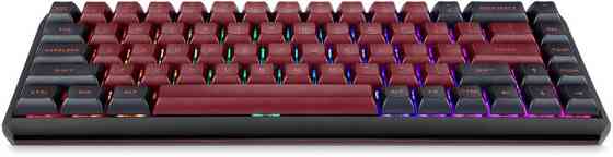 Клавіатура бездротова Motospeed Darmoshark K5 Gateron Red Red-Black (dmk5rbgr) чорний, червоний Харьков