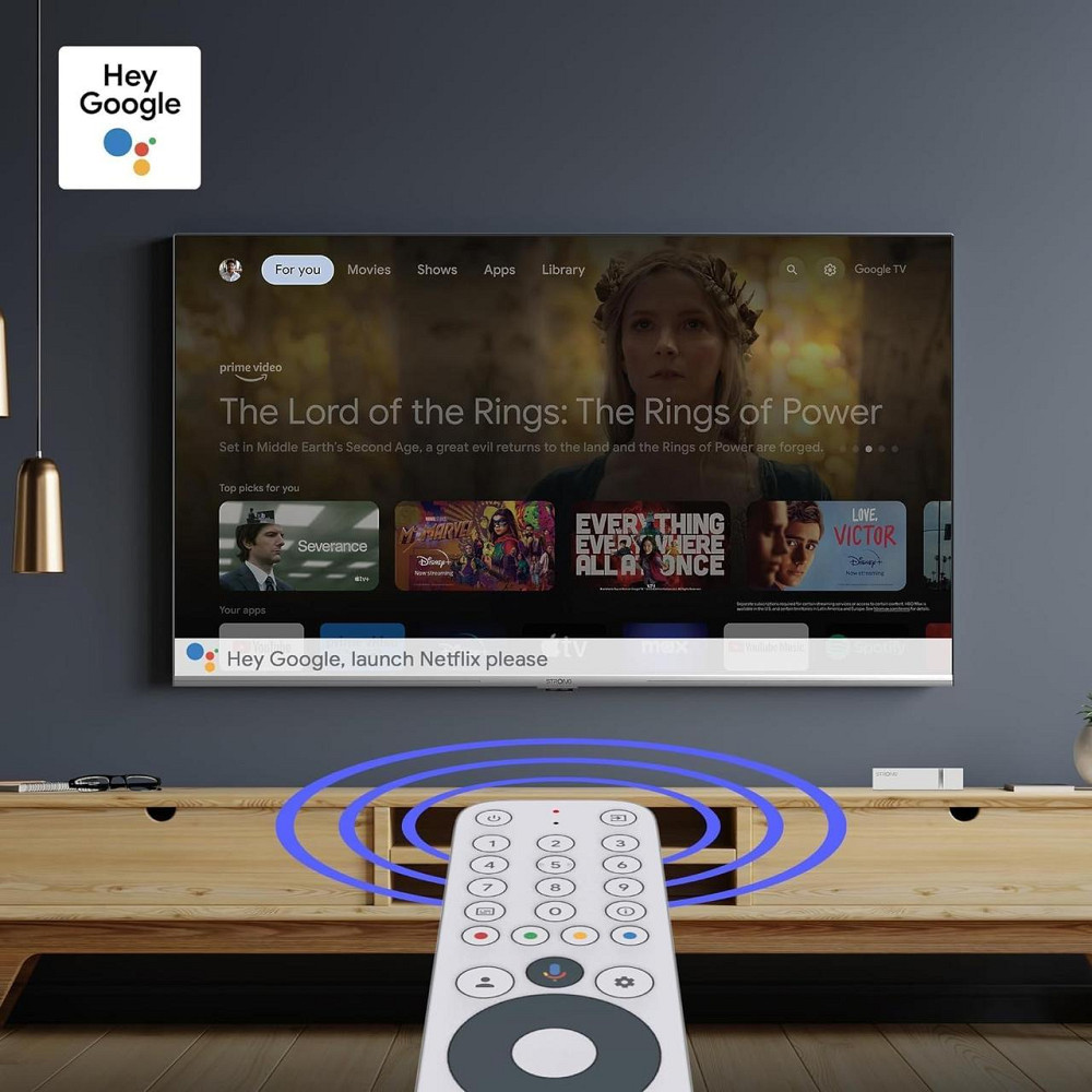 STRONG Leap-S3+ приставка Android TV 4K UHD HDR Dolby Atmos Dolby Vision Chromecast Google Assistant Wi‑Fi 5 Киев - изображение 5