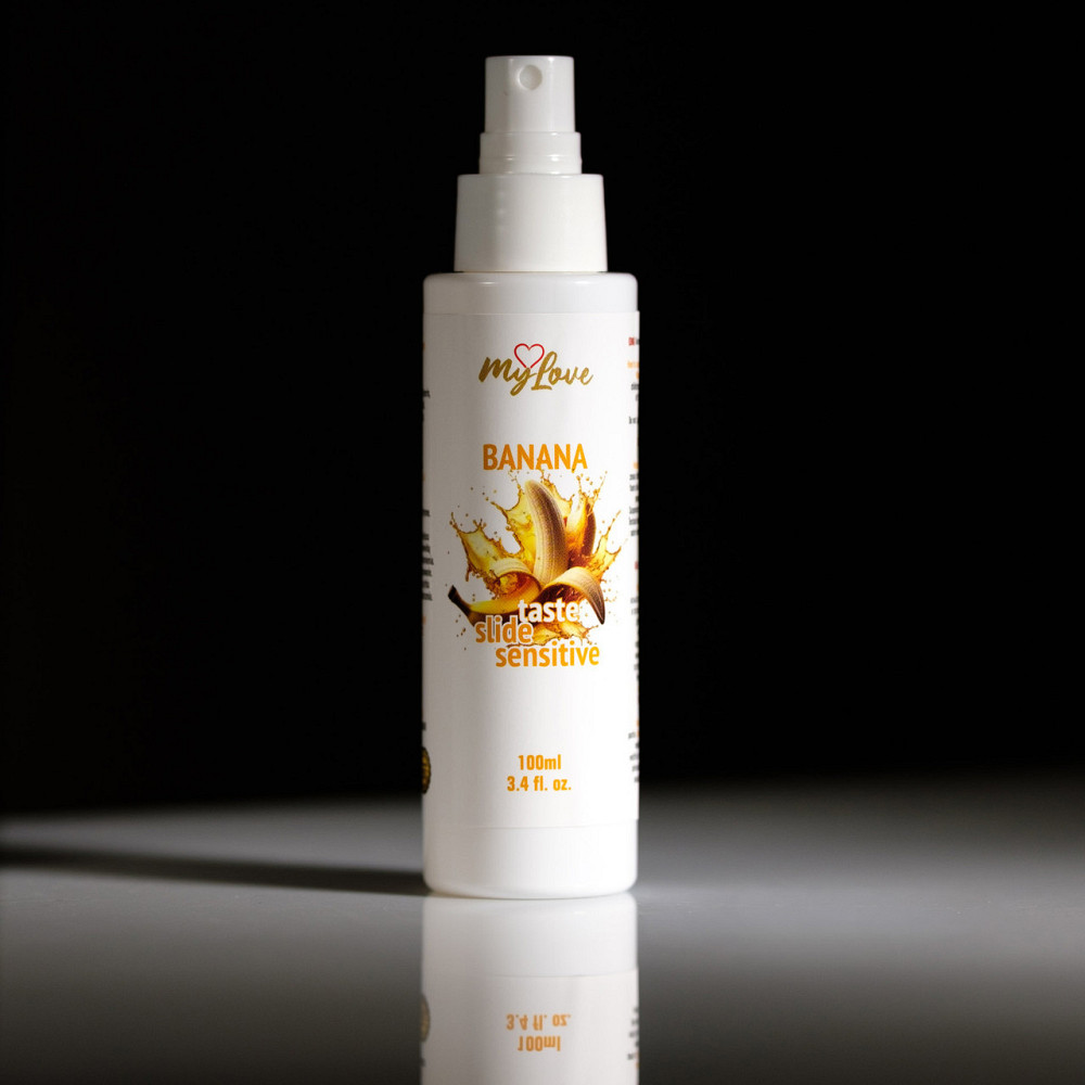 Інтимний гель-лубрикант - MyLove Taste Slide Sensitive Banana, 100 мл Sex Aura Київ - фото 4