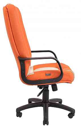 Офісне Крісло Керівника Richman Alberto Fly 2218-2207 Пластік М1 Tilt Біжево-помаранчевий Київ