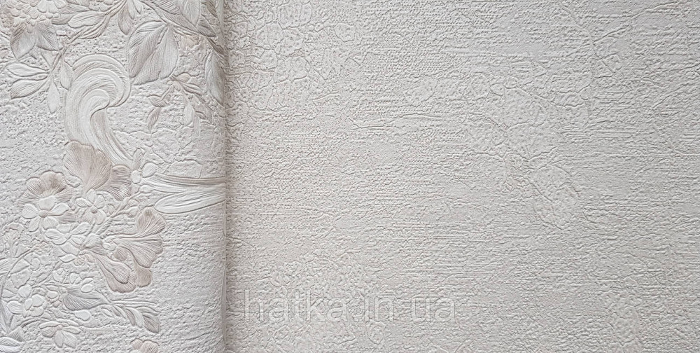 Шпалери вінілові на флізеліні AdaWall Signature1.06х10 під шкіру структурні бежеві Київ - фото 2