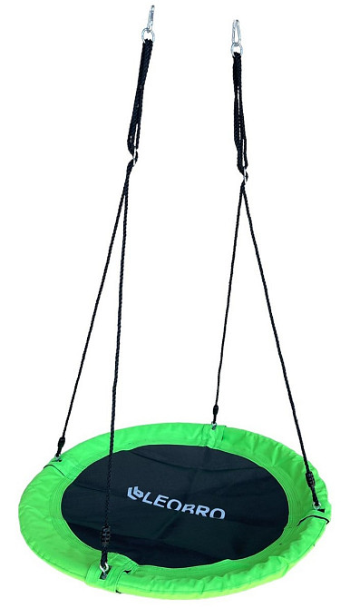 Гойдалка гніздо підвісна садова LEOBRO 120 см (зелена) (SW120-GREEN) Київ - фото 1