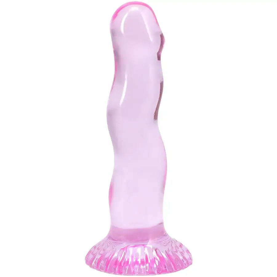 Набір фалоімітаторів Doc Johnson Crystal Jellies - Dong Starter Set - Purple, Pink, Green Львів - фото 10