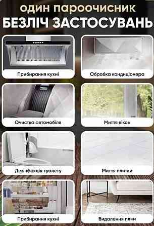 Пароочиститель ручной 2500 Вт 1200 мл с насадками, парогенератор 220В. Харьков