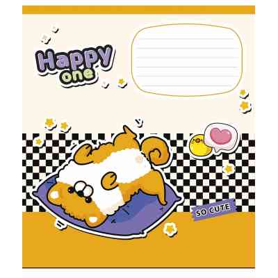 Зошит Школярик Happy one 18 аркушів клітинка (018-3532K) Вінниця