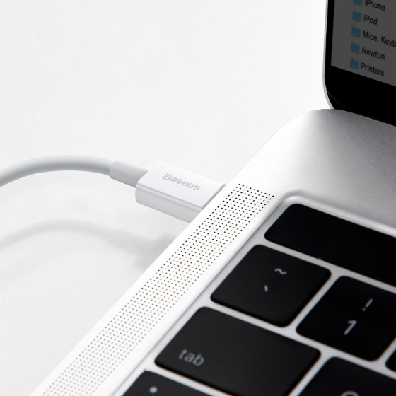 Кабель USB PD Lightning/Type-C BASEUS CATLYS-02 20W 0,25м білий Житомир - фото 11