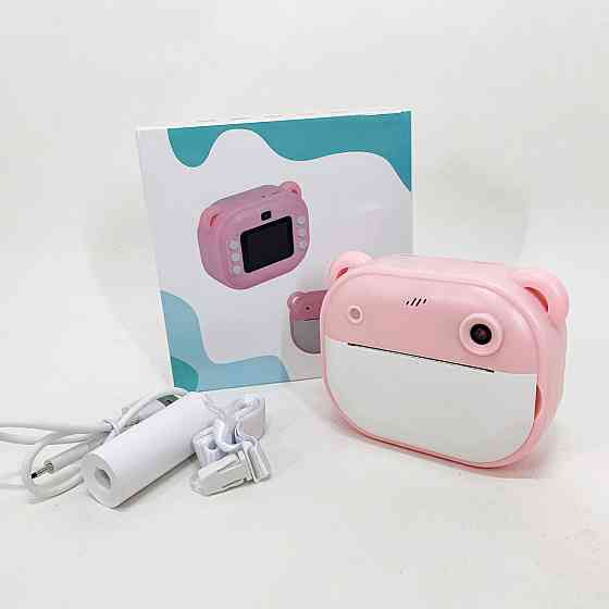 Фотоаппарат для детей с встроенным принтером, Детский фотоаппарат мгновенной печати с термобумагой EK-21 Львов