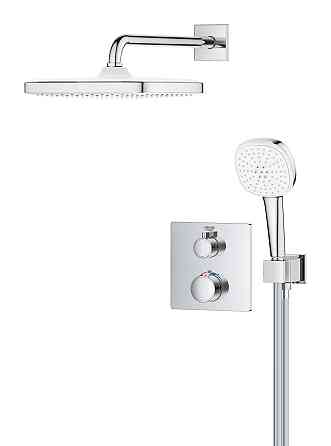 Душова система прихованого монтажу з термостатом Grohe Grohtherm (34871000) ( 11452 ) ( 23077 ) Харків