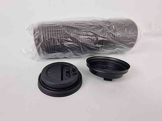 Крышка для стакана  бумажный  Ф75 (гар) черная Днепр ( на 250мл Маєстро) (50 шт) Харьков