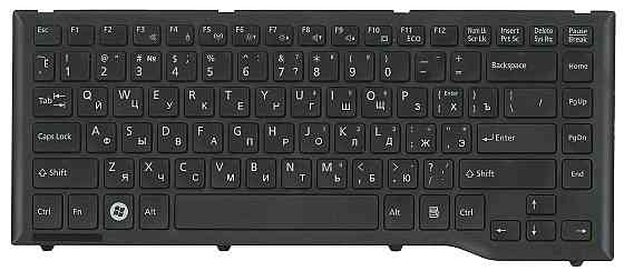 Клавиатура для ноутбука Fujitsu LifeBook (LH532) Black, (Black Frame) RU Вінниця