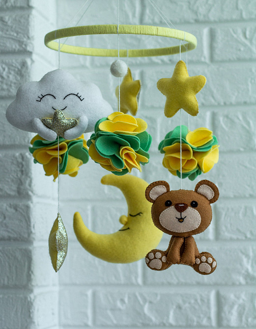 Мобіль на ліжечко WoollyFox «Пірат» Київ - фото 1