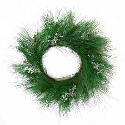 Різдвяний вінок Novogod`ko Сніговичок 15 см без прикрас (904475) Вінниця