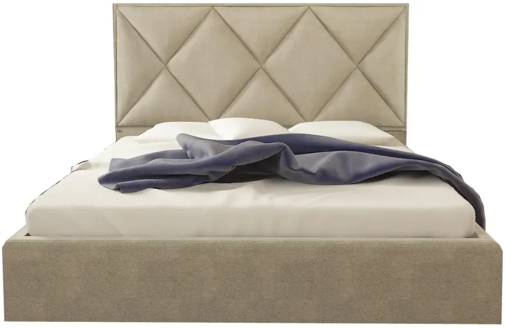 Ліжко BNB Двоспальне Pallada Premium 140 х 200 см Simple З додатковою металевою цільнозварною рамою Мокко Київ - фото 2