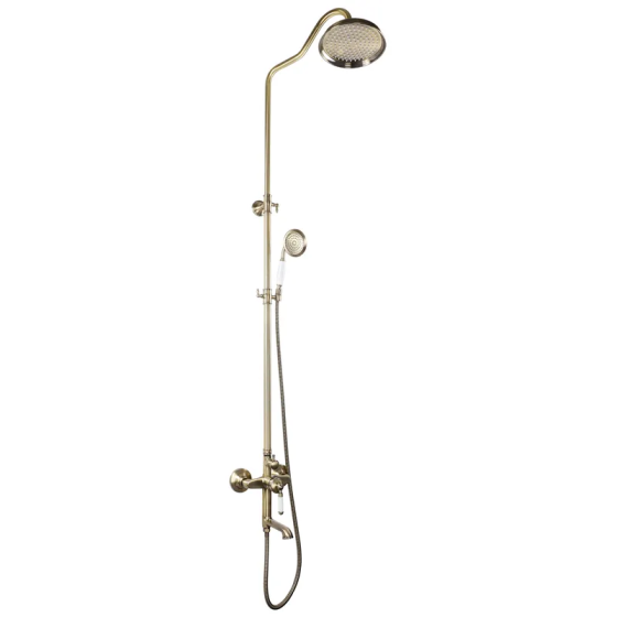 Бронзовая душевая колонна с смесителем Mixxus Premium Vintage 009-J (MI2865) Харьков