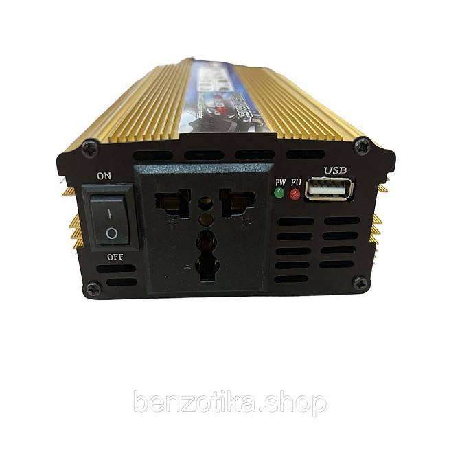 Перетворювач напруги Power 2000 Вт 12v 220v інвертор 2000w 12в 220в DC to AC Київ - фото 2