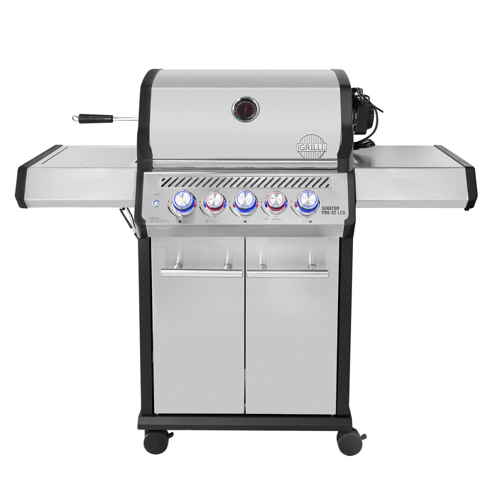 Газовый гриль Senator Pro-32 LED с системой BBQ Block Fire GRILLI 701377 Код: 013762 Ровно - изображение 12