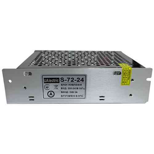 Блок живлення UAlectric S-72-24 для відеонагляду та LED Київ