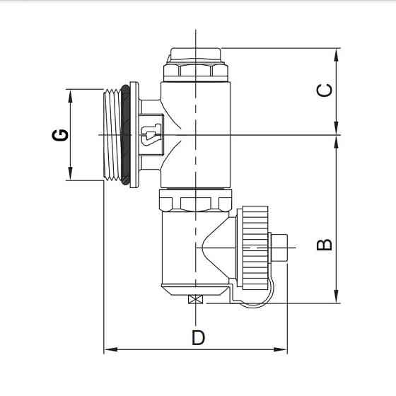 Кінцева зливна група Roho R611-100 - 1"    ( RO0153 ) 39096 Харків