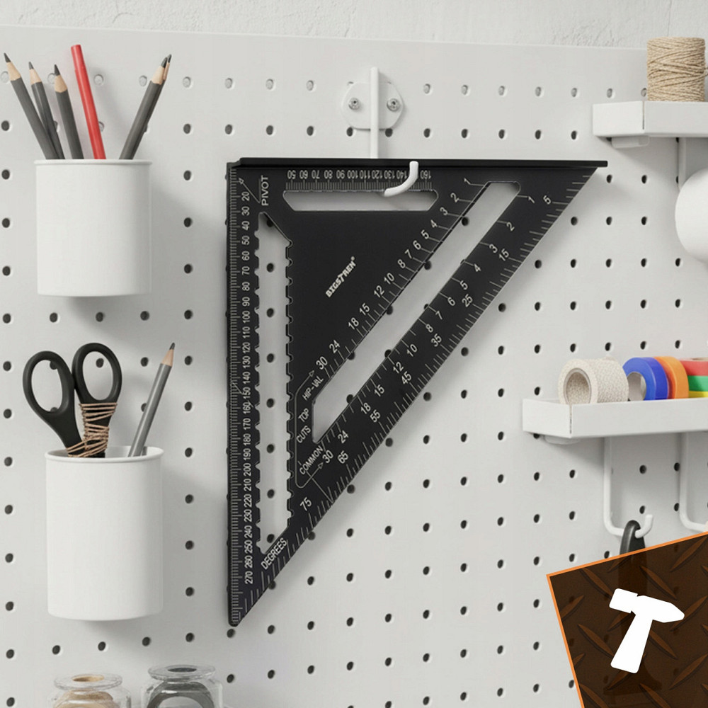 Алюминиевый плотницкий угольник 12