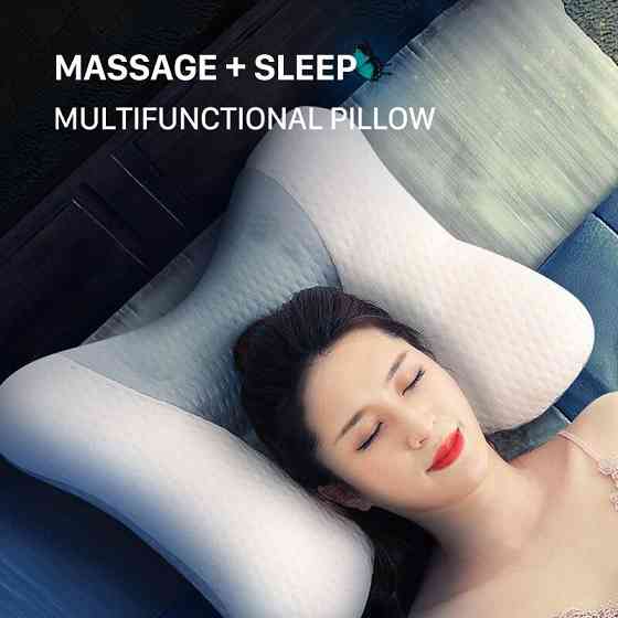 Массажер для шеи А-3 Массажная подушка (Серая) Винница