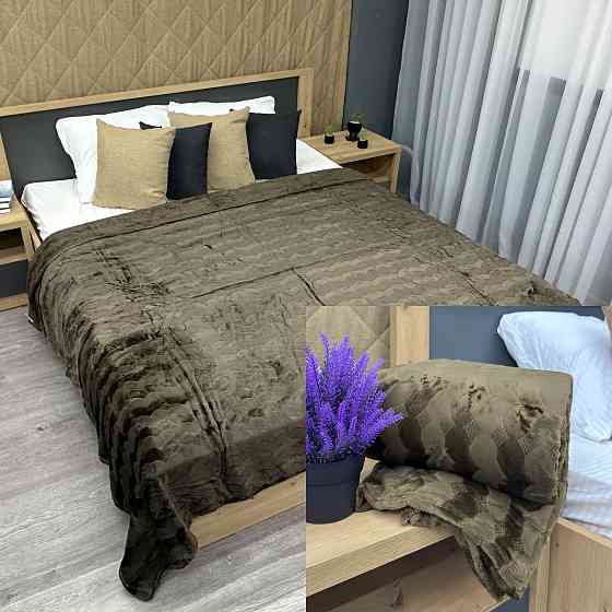 Плед-покривало 200х230 см (+-5см) Хакі (87-252) Київ