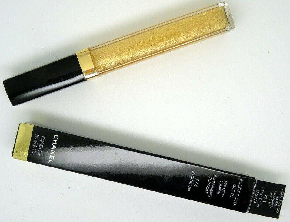 Увлажняющий блеск для губ Chanel Rouge Coco Gloss 774 Excitation Славянск - изображение 4