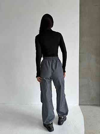 Женский прогулочный костюм двойка: кофта и штаны микродайвинг + плащевка Черный 2, 46/48 Одесса