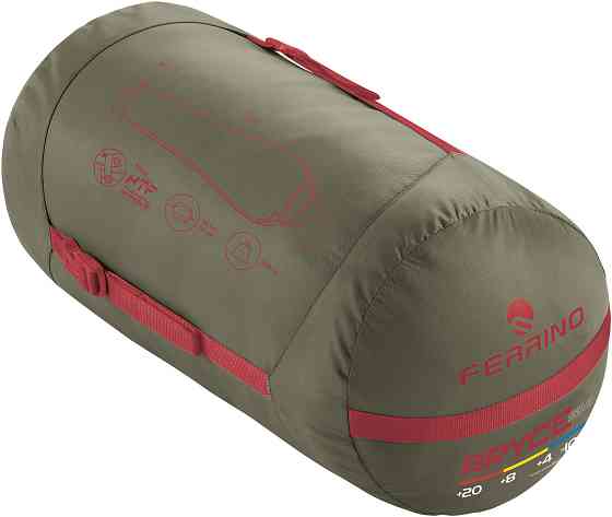 Спальный мешок Ferrino Bryce SM/+7°C Зеленый Левый (86375MVV) Киев