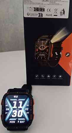 Акція!Смарт годинник|Тактические часы|  LIGE KT79 Black. Київ