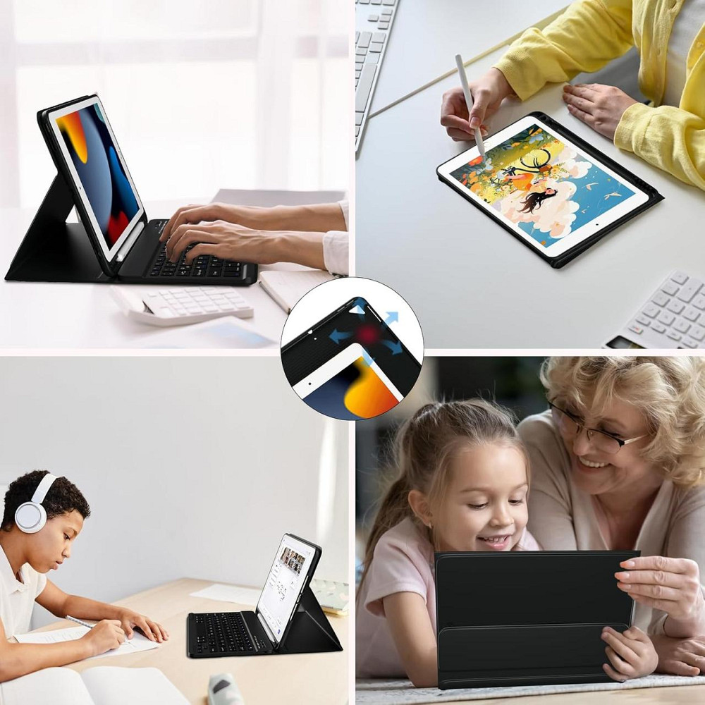 Защитный чехол с Bluetooth клавиатурой для iPad 10.2 Inch (9/8/7 Generation) и iPad Air 3rd / Pro 10.5 Днепр - изображение 8