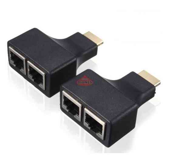 HDMI удлинитель по витой паре до 30 м, Plug & Play Киев