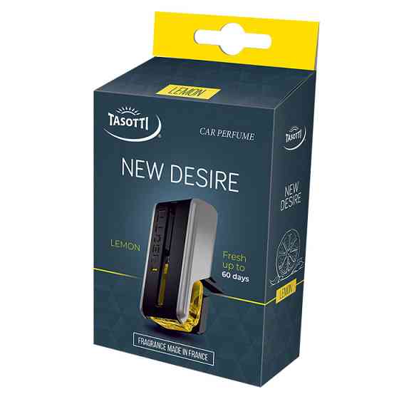 Ароматизатор для авто на обдув "New Desire" Lemon (Лимон) 8мл Tasotti Київ