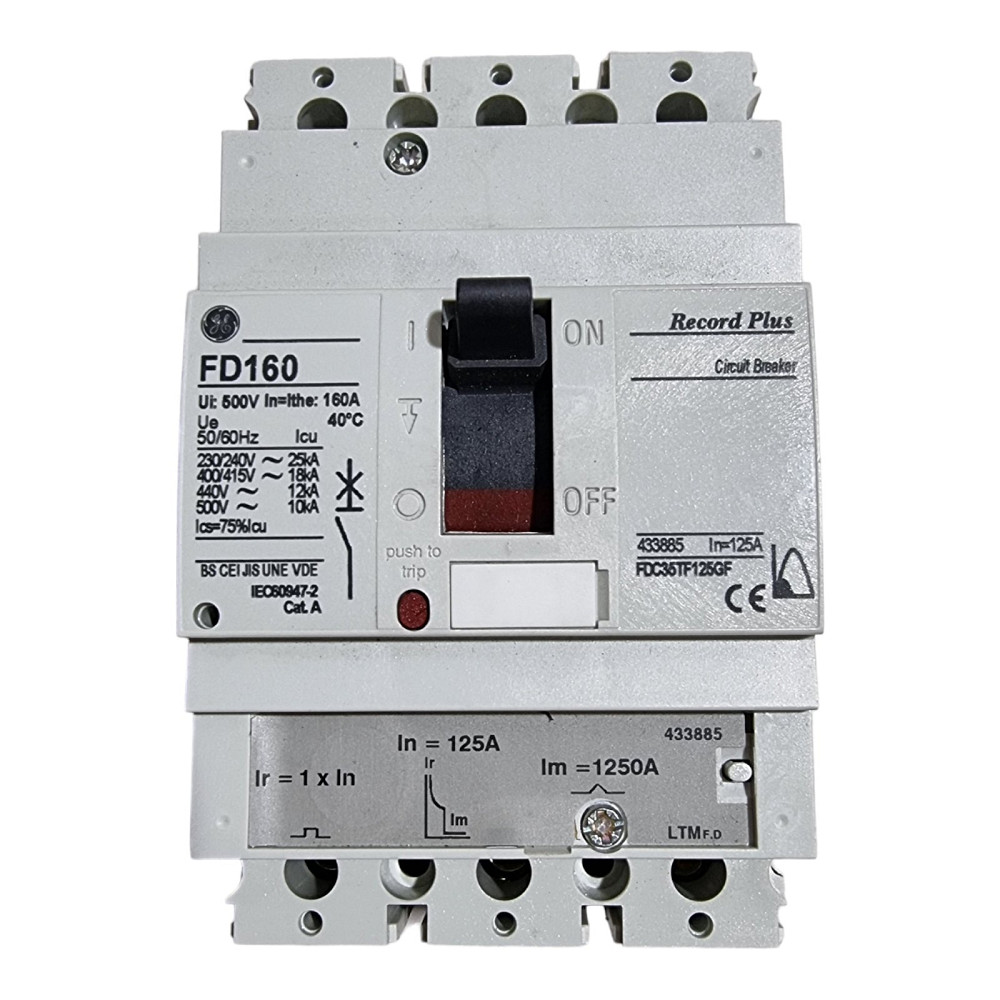 Автоматичний вимикач FDC36TF125GF 125A 3P Луцк - изображение 1