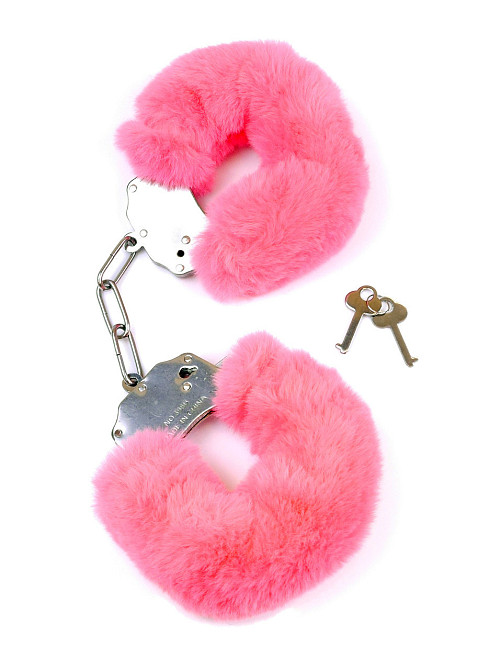 Наручники Fetish Boss SeriesFurry Cuffs Pink Sex Aura Київ - фото 1